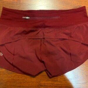 Lululemon Speed Up Low- Rise Shorts